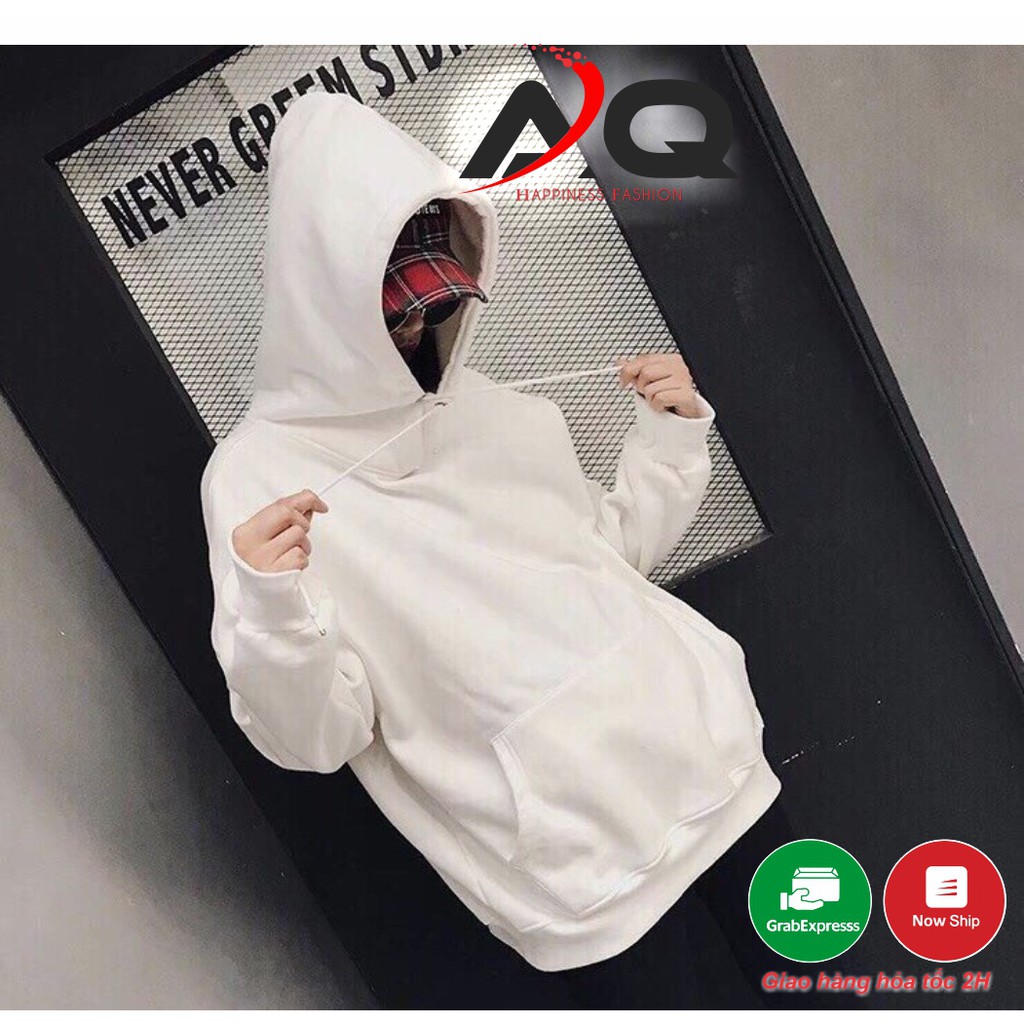 Áo Hoodie Áo Nỉ Hoodie Ngoại Nam Nữ Trơn Nhiều Màu Cao Cấp cho Mùa Đông Không Lạnh Unisex- AQ STORE