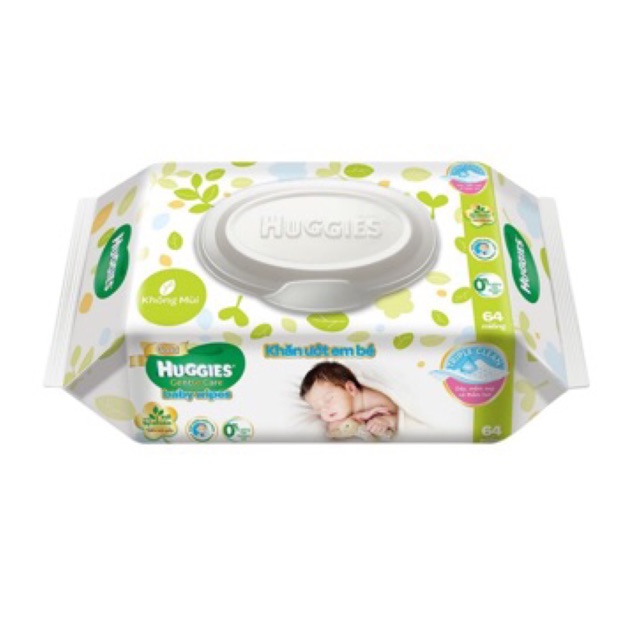 Khăn ướt huggies 60 tờ