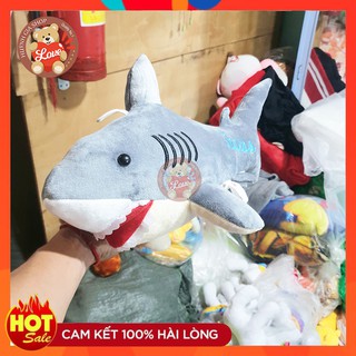 [ẢNH THẬT SHOP CHỤP] Cá mập nhồi bông cao cấp, gối ôm cá mập cho bé_50cm