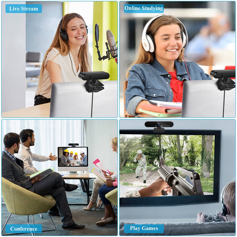 Webcam W11 1080p Tích Hợp Mic Cho Live Streaming Usb | BigBuy360 - bigbuy360.vn