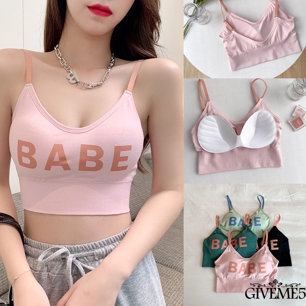 Áo Lửng Hai Dây Có Mút Đệm Quyến Rũ Dành Cho Nữ