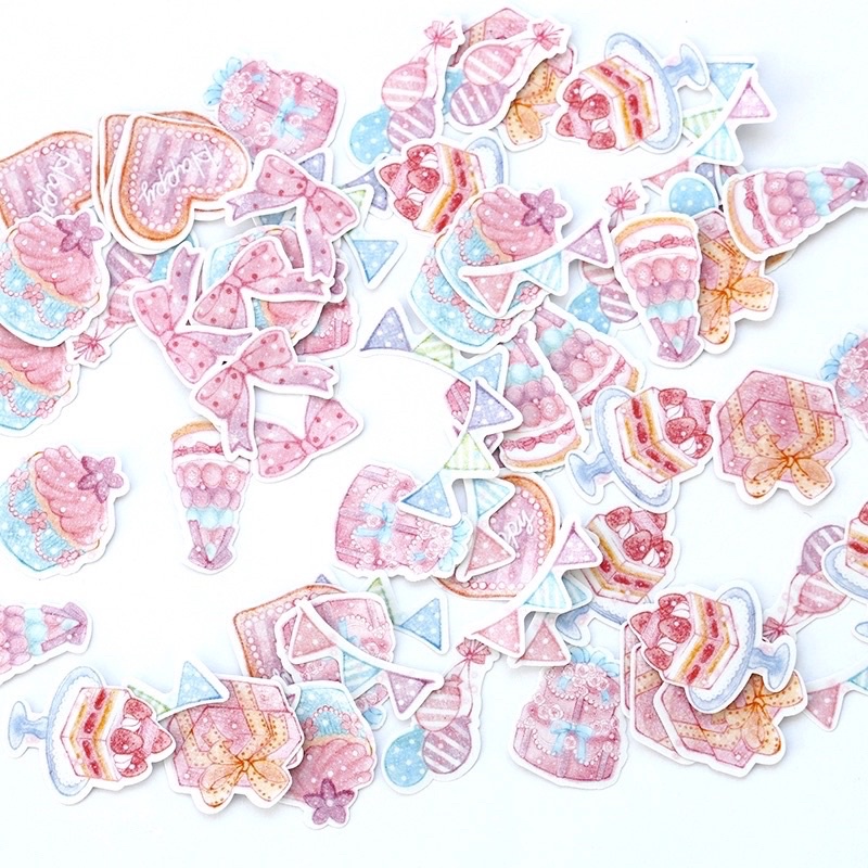 Set 70 sticker hoạt hình đáng yêu