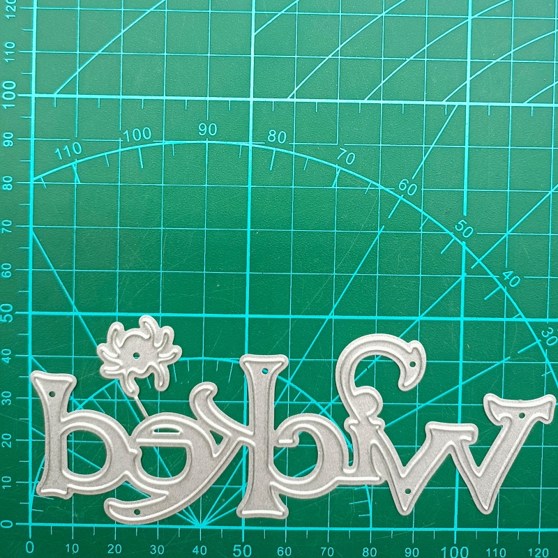 Cắt bằng thép carbon sc khuôn dập nổi bằng kim loại để làm thẻ scrapbooking