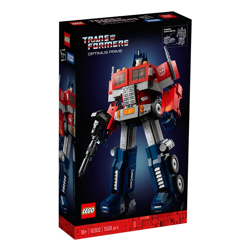 Đồ Chơi LEGO ADULTS Rô Bốt Biến Hình Optimus Prime 10302 (1508 chi tiết)