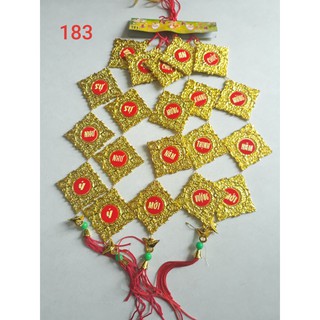 VUÔNG HOA VĂN TRANG TRÍ TẾT