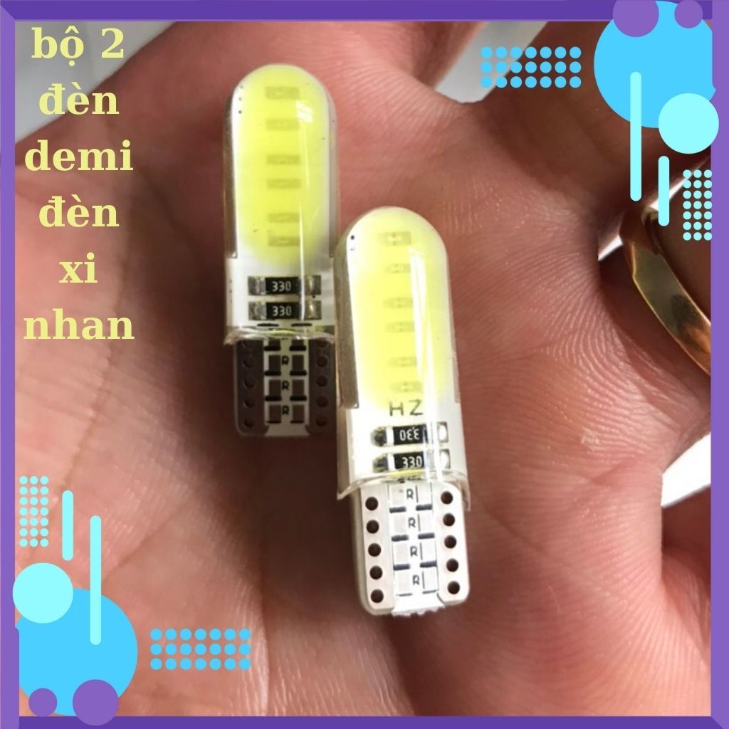 Bóng LED T10 đèn xi nhan, đèn demi xe máy ô tô 10 chip smd sử dụng hầu hết cho tất cả các dòng xe ô tô xe máy