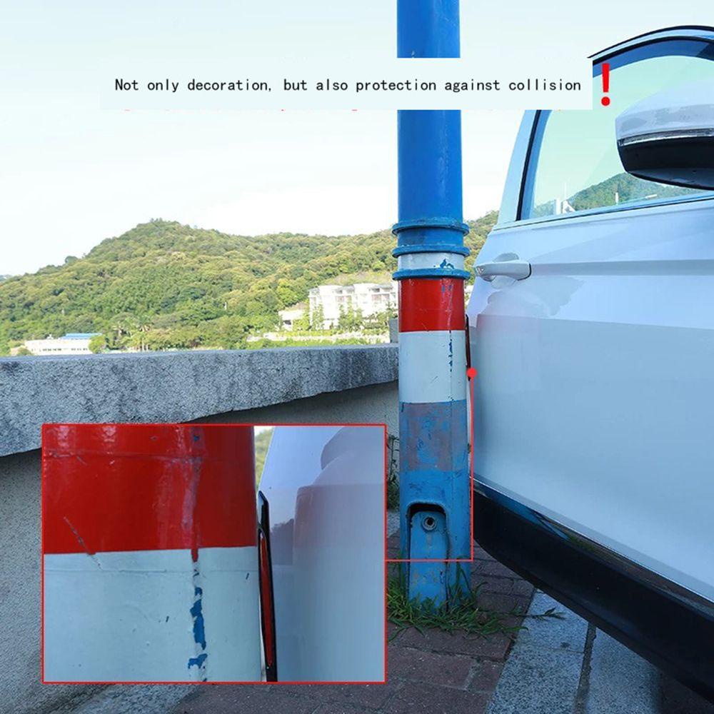 SHOUKEY Bộ 2 Miếng Dán Phản Quang Bằng Sợi Carbon Chống Va Chạm Cho Xe Hơi