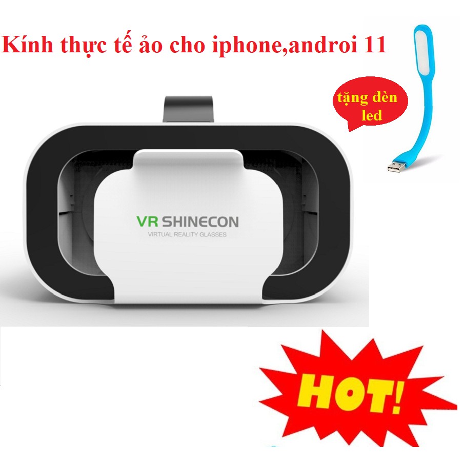 KÍNH THỰC TẾ ẢO SHINECON 5 KÍNH 3D - SHINECON 5-Tặng 1 đèn led