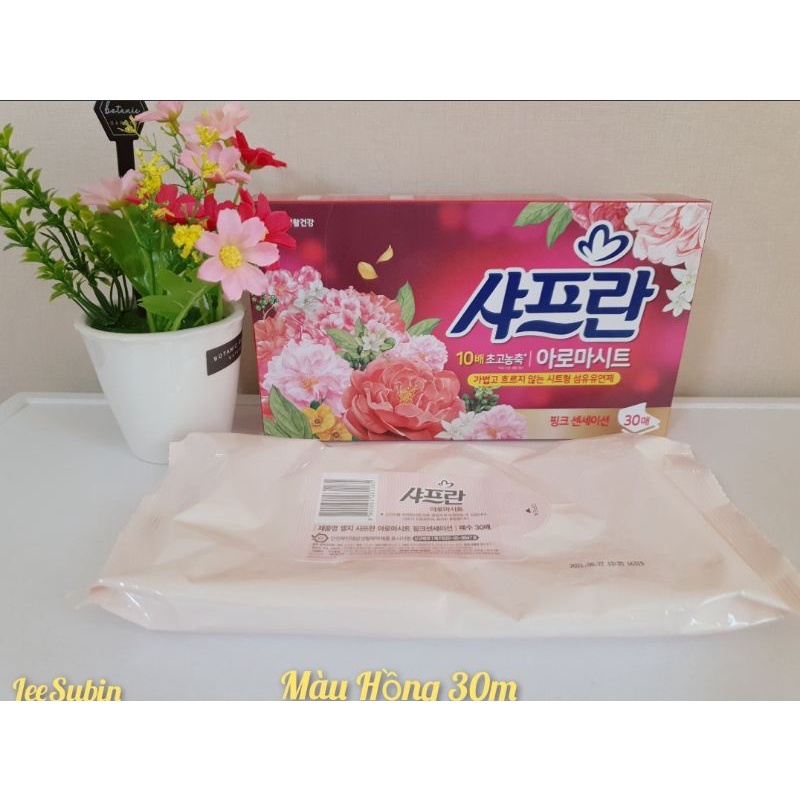 Giấy thơm quần áo 30 tờ Hàn Quốc Chính Hãng