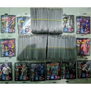 Full 60 thẻ base thường nguyên seal không trùng - Match Attax Poca 19/20