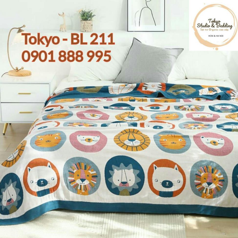 S20_Chăn Thu Xô Cotton Sợi tre Organic_Dòng Cao cấp siêu kháng khuẩn