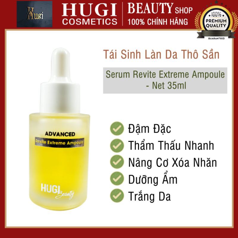 Ampoule Đa Tầng X3 Dưỡng Trắng Căng Bóng Nâng Cơ Xóa Nhăn Ngừa Mụn Chính Hãng HuGi Beauty 35ml