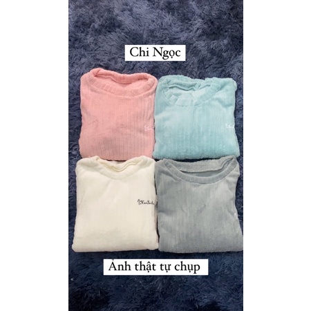 Bộ ngủ mặc nhà nỉ bông mềm mịn hot mùa đông 2021