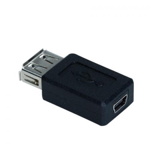 USB Type A Female to Mini 5 Pin Female Adapter Converter Cable Adapter Connector