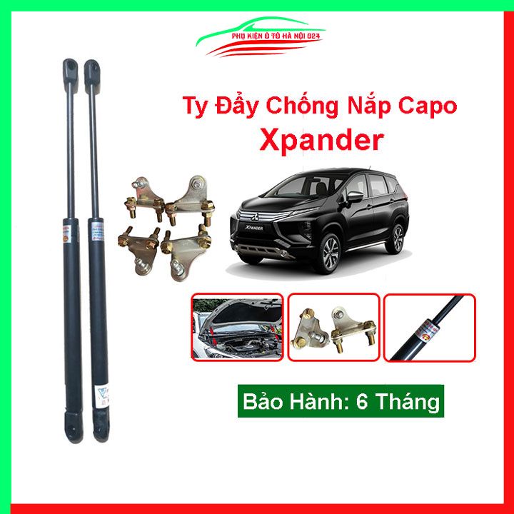 Bộ 2 ty thủy lực ben hơi chống nắp capo Xpander 2018-2021 tự động kèm phụ kiện lắp