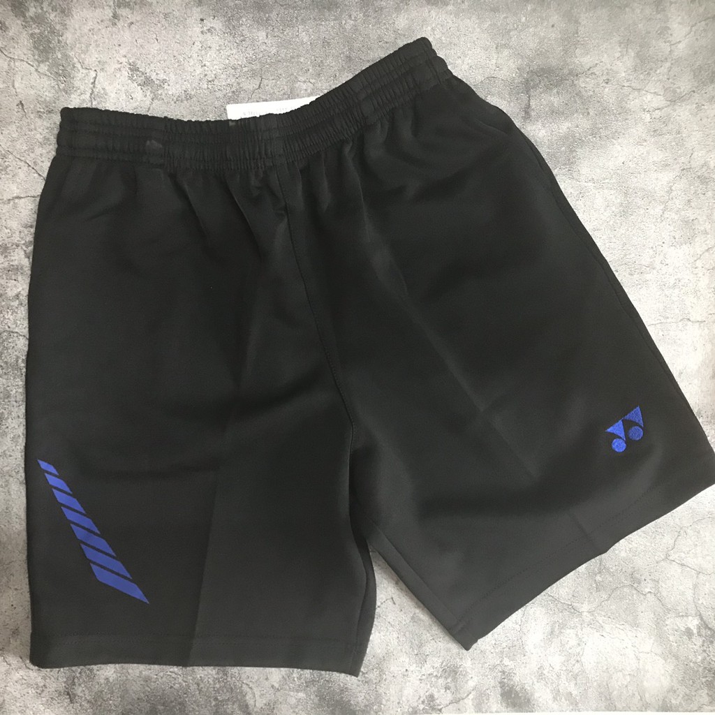 Quần bóng chuyền nam nữ Yonex màu đen, quần short nam nữ