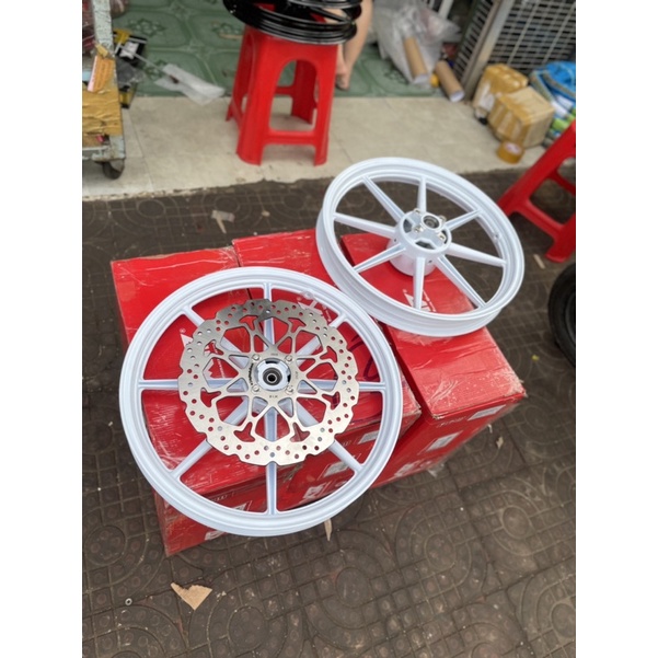 Mâm X1R 8 Cây Raider Sonic Tặng kèm đĩa trước 290mm