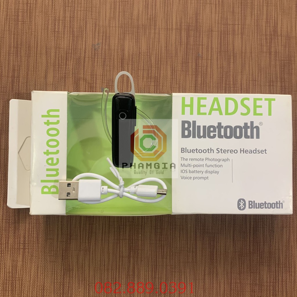 Tai nghe không dây bluetooth headset nhỏ gọn