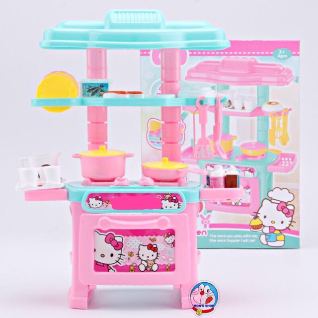 [Mã LIFEXANH03 giảm 10% đơn 500K] Bộ đồ chơi nhà bếp mini kitchen hellokitty