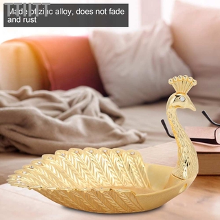 Đĩa Kim Loại Đựng Thức Ăn Thiết Kế Hình Con Công Độc Đáo