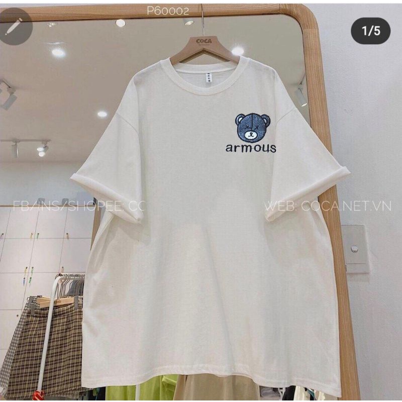 Phông trắng in hình gấu cute