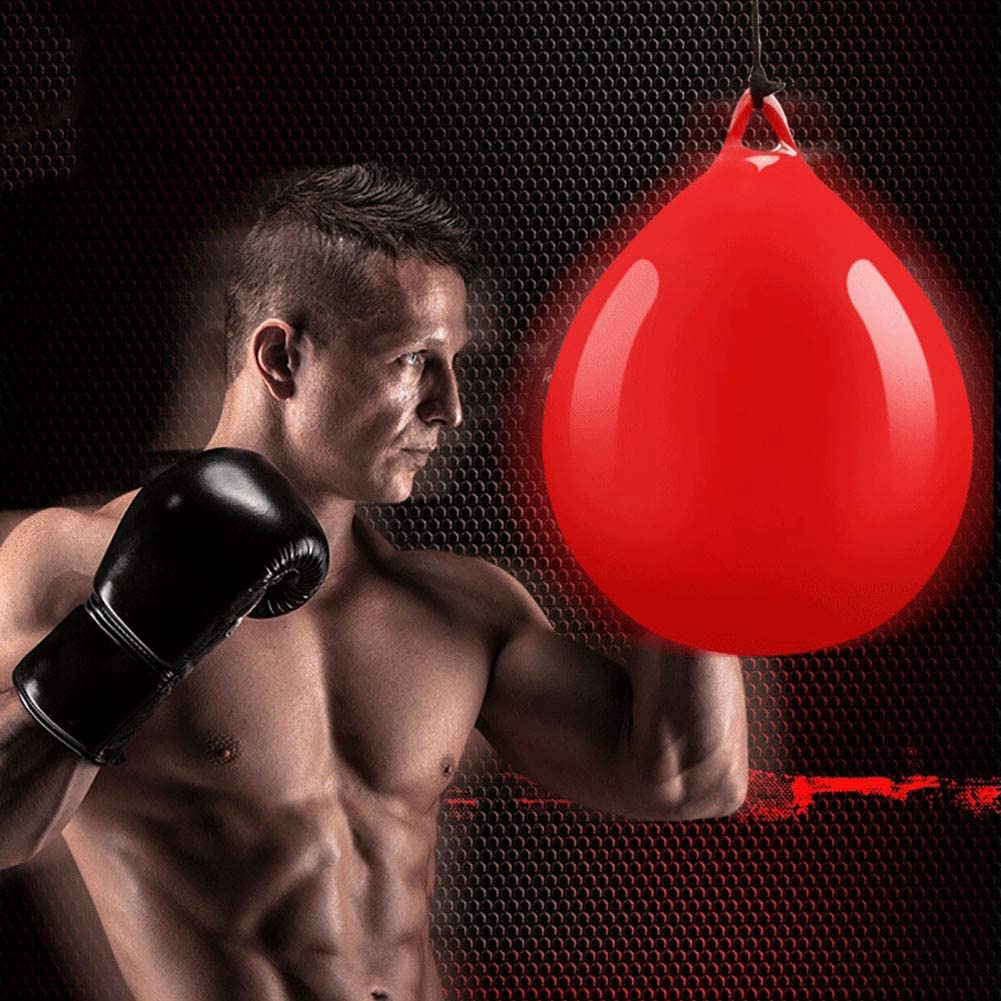 Túi tập đấm kèm móc/ vòi bơm nước chuyên dụng hỗ trợ tập boxing tại nhà