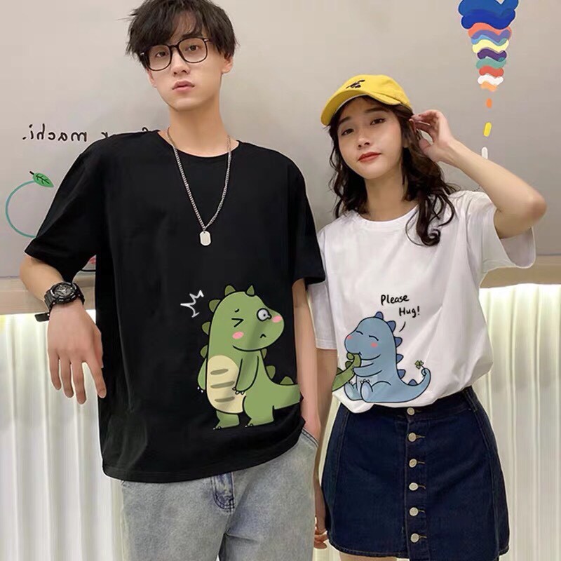 [XẢ LỖ 100k/4c]Áo Đôi Unisex ❤️FREESHIP❤️ Giảm 10k nhập [DONG2TA] Áo Phông Nam Nữ Tay Lỡ - AT33 | BigBuy360 - bigbuy360.vn