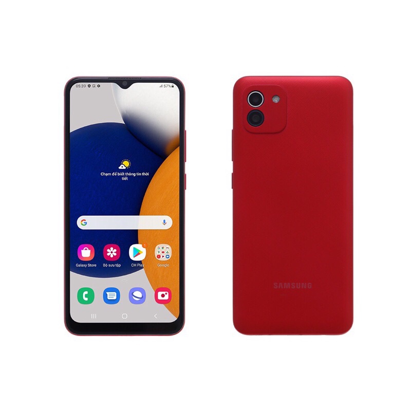 Điện thoại Samsung A03 ram 3gb, rom 32gb, camera 48mb chính hãng bảo hành 12 tháng toàn quốc