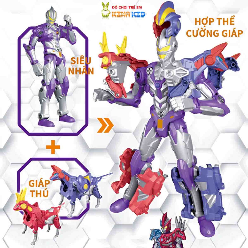Đồ Chơi Lắp Ráp Robot Biến Hình Siêu Nhân Điện Quang Ultraman