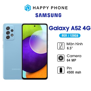 Điện thoại Samsung Galaxy A52 4G (8GB/128GB)- Hàng Chính Hãng, Nguyên Seal, Bảo hành 12 tháng