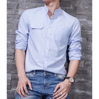 ÁO SƠ MI CỔ TRỤ NAM ( Hàng chính hãng vn xk)