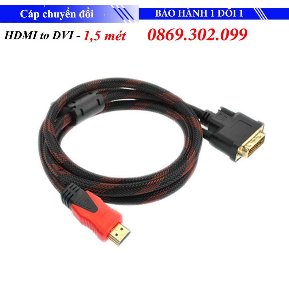 Cáp chuyển đổi HDMI sang DVI dài 1.5m