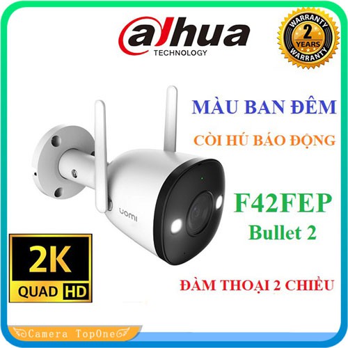 Camera IP Wifi không dây  Imou F42FEP Siêu Nét 4Mp 2K 1440p Màu Đêm Ngoài Trời Đàm Thoại 2 Chiều , Full Color