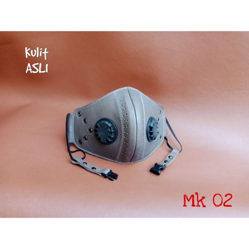 Khẩu trang da bò chống ô nhiễm MK 02