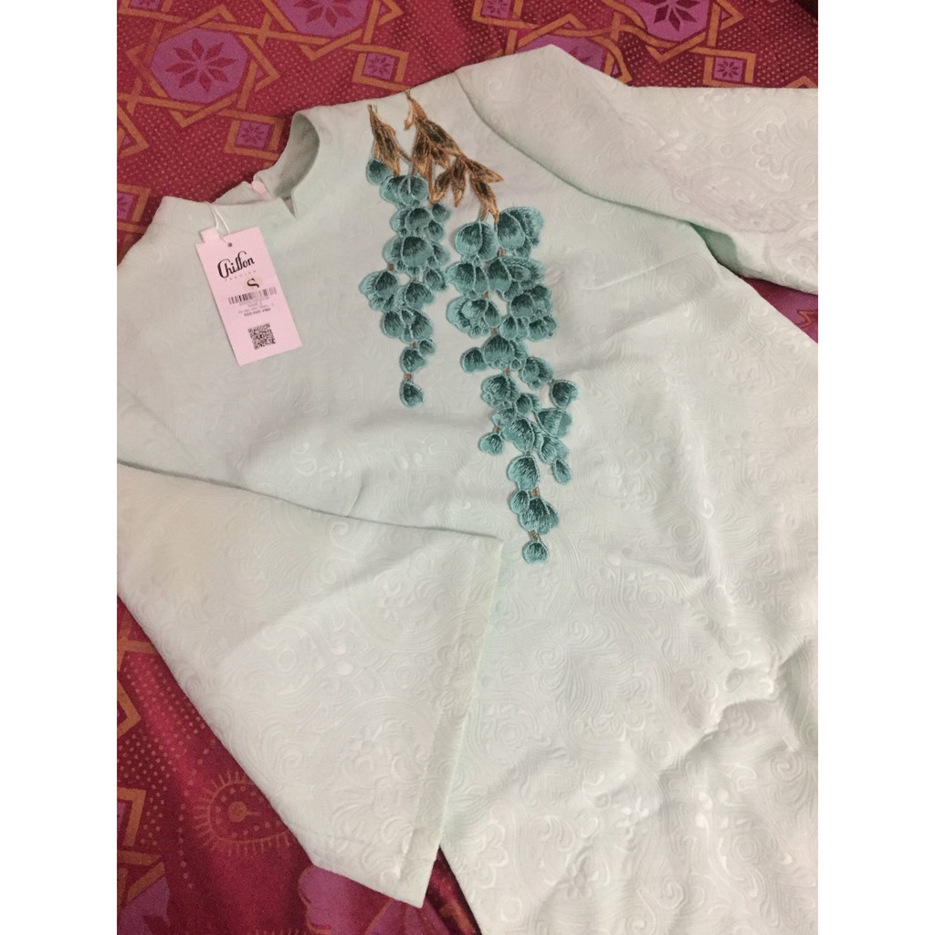 Áo dài gấm Chiffon size S newtag