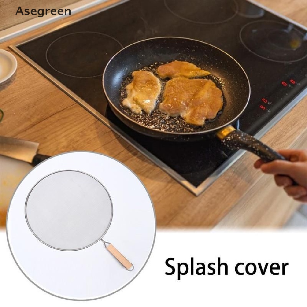 Tấm lưới inox bảo vệ chảo chiên chống dính tiện dụng dành cho nhà bếp