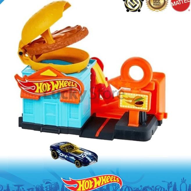 HOT WHEELS Bộ Đồ Chơi Xe Chạy Trên Đường Đua Vui Nhộn Cho Bé