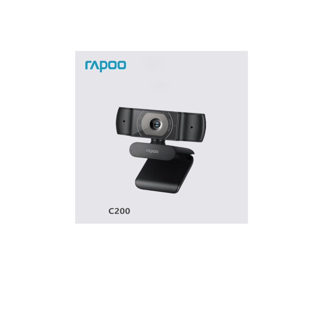 Webcam Rapoo C200 FullHD 720p - hàng chính hãng | BigBuy360 - bigbuy360.vn