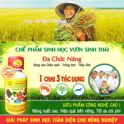 Chế phẩm sinh học VƯỜN SINH THÁI - Đa Chức Năng