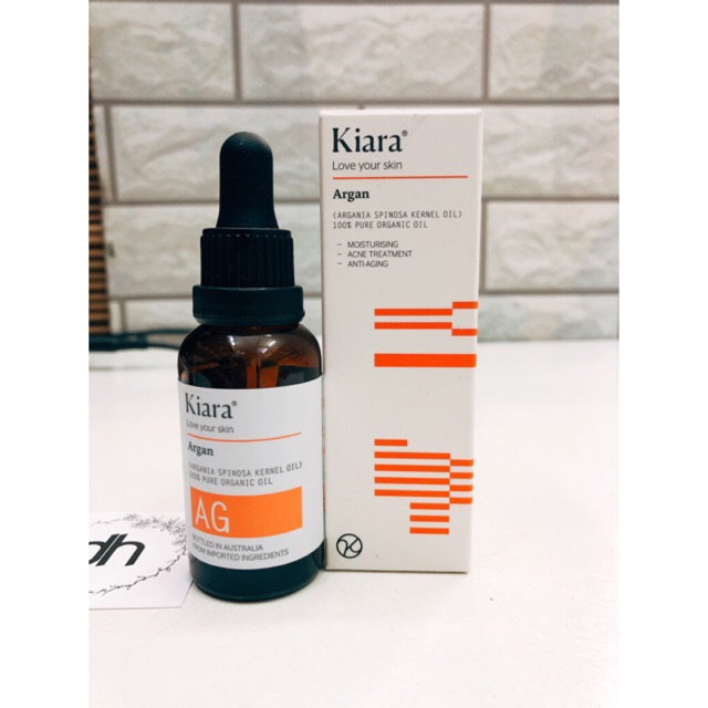 Dầu dưỡng ẩm căng bóng sáng da Kiara Argan Oil 30ml