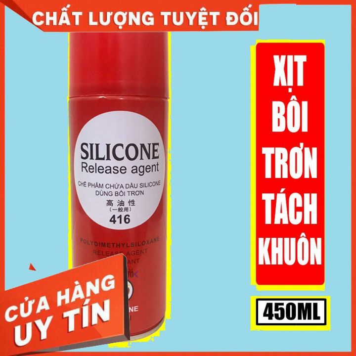 Bình xịt chống dính khuôn, Xịt tách khuôn silicon  SILICONE SPRAY 416