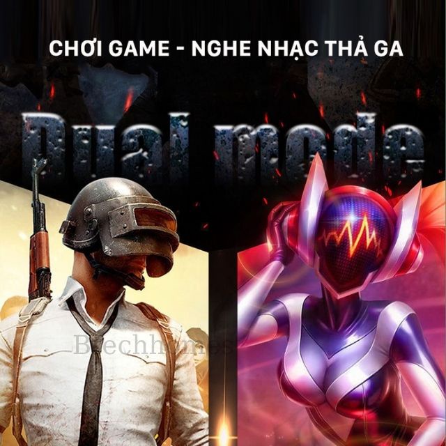 Tai Nghe Bluetooth gaming Tai Nghe Chơi Game Cảm Biến Vân Tay Âm Chất Pin Trâu