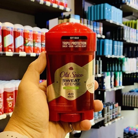 [FREESHIP] Lăn Sáp Khử Mùi Old Spice Sweat Defense EXTRA FRESH 73g (Sáp Trắng Mềm)