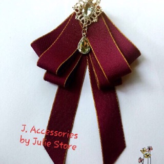 Tag Nơ Cài Áo Handmade Cao Cấp