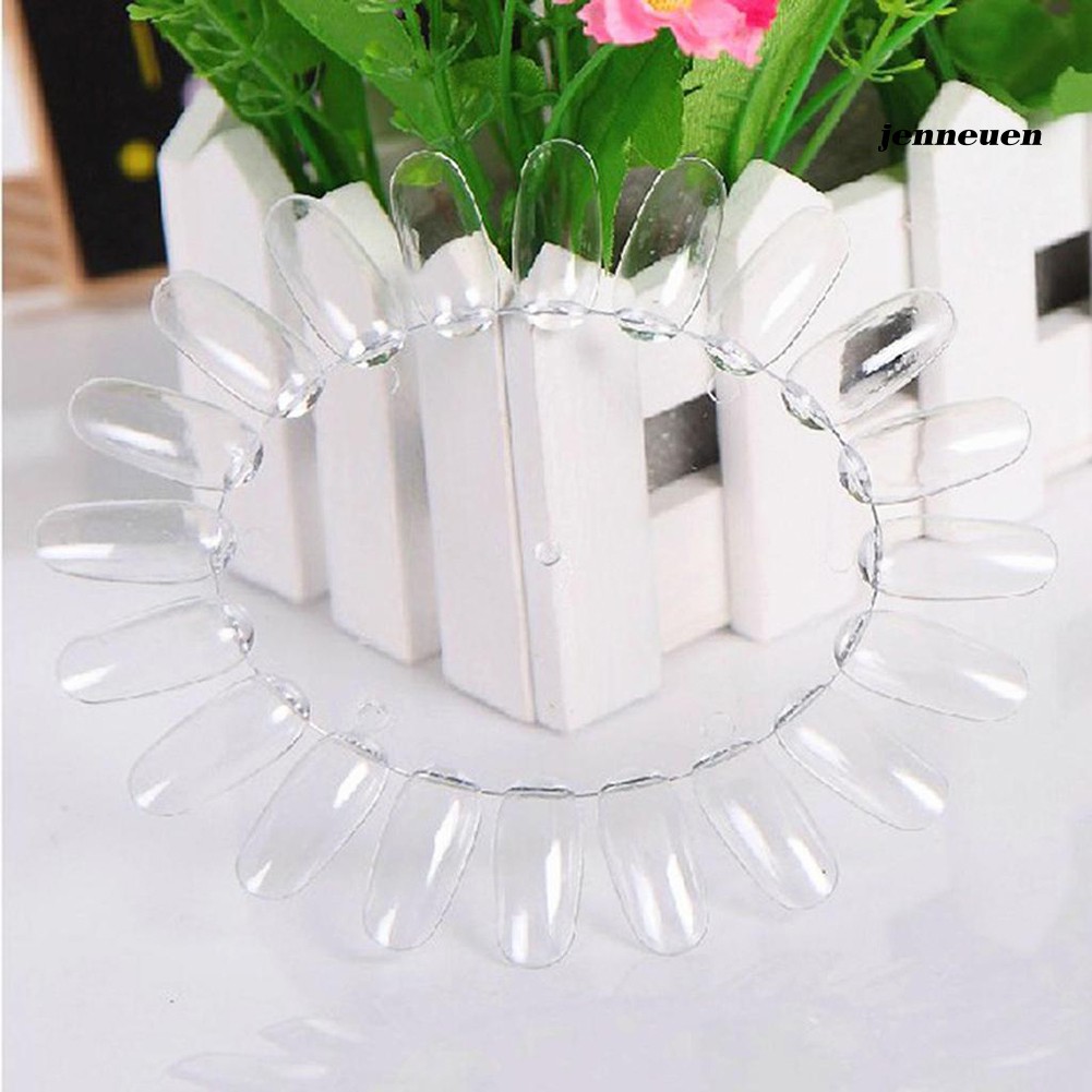 Khuôn acrylic hình bánh xe tròn gắn 20 móng tay giả trưng bày tự tập luyện vẽ móng nghệ thuật DIY