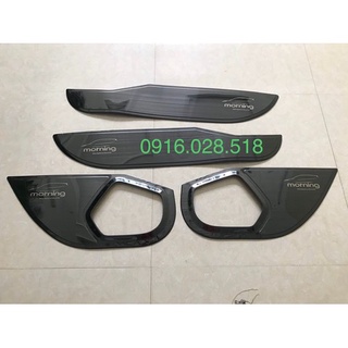 Ốp tapli cánh cửa cho xe kia morning đời 2012 đến 2020 mẫu titan sáng đẹp