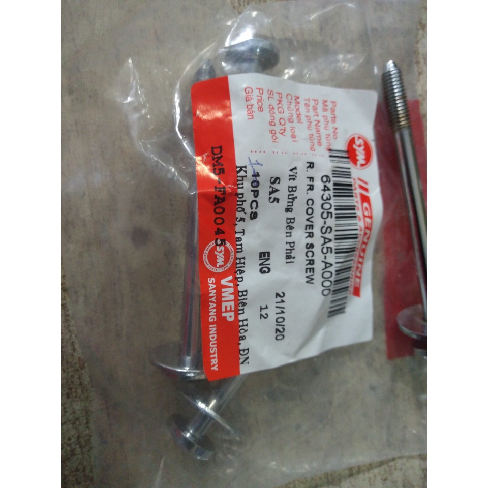 Vít bửng xe sym Elegant 50cc-100cc