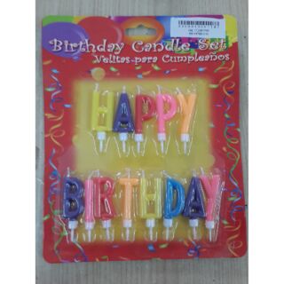 MS01187 Nến chữ Happy birthday mẫu bất kỳ