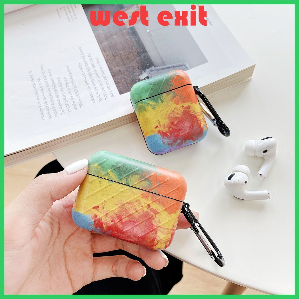 Vỏ hộp tai nghe không dây màu nước dành cho AirPods AirPods Pro