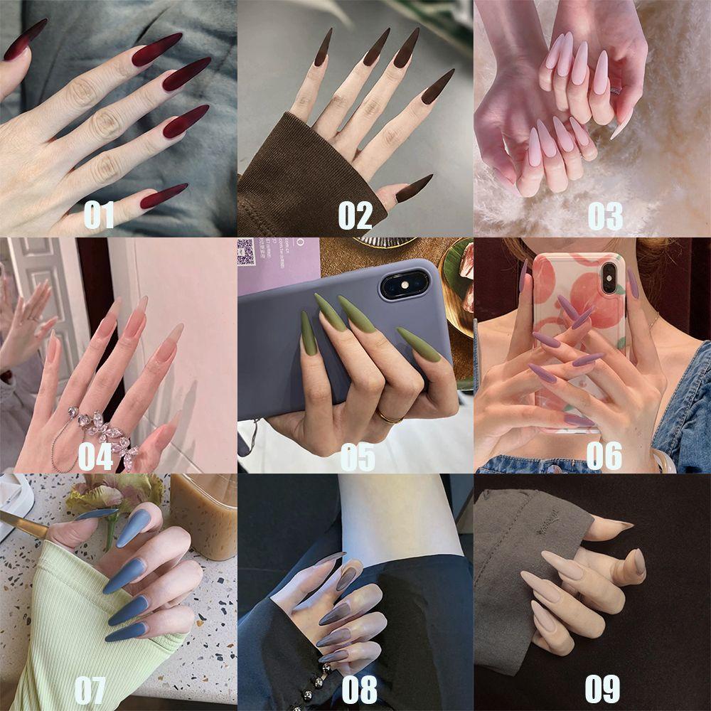 Hộp 24 Móng Tay Giả Đính Nơ Xinh Xắn MIHAN1